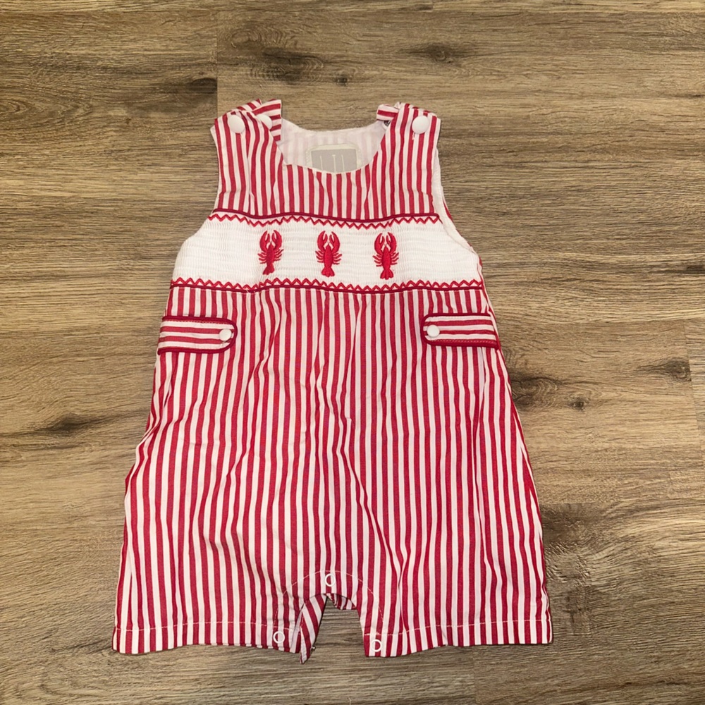 Lil Cactus Lobster short-alls